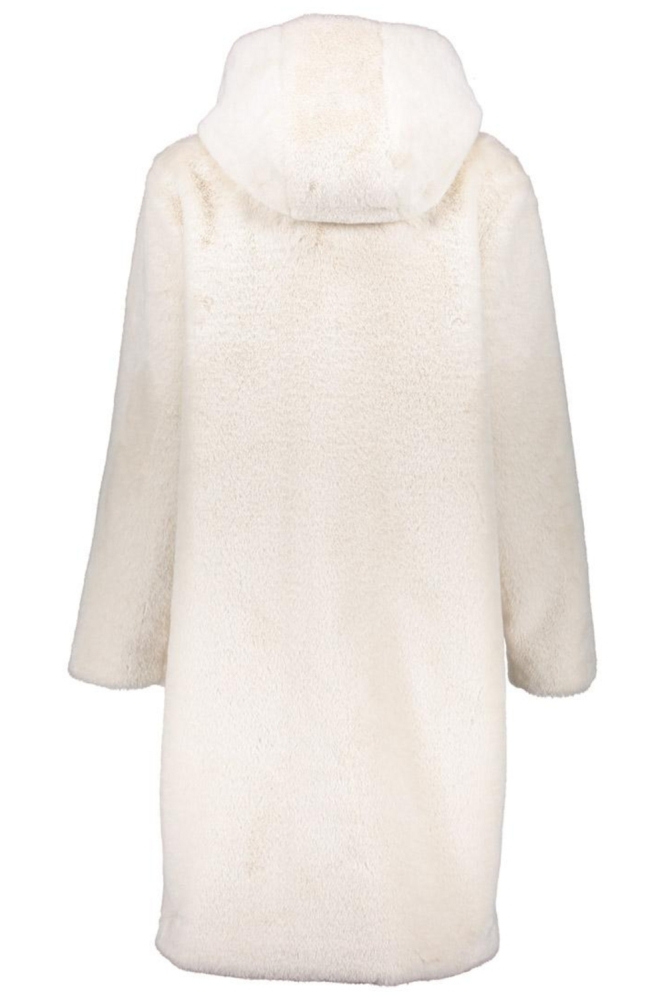 Geisha witte dames jas | Achteraanzicht