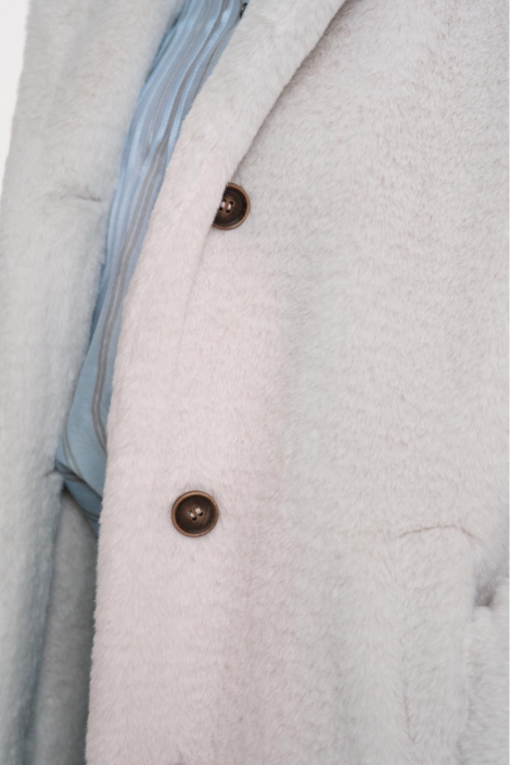 Geisha witte dames jas | Kleurstaal