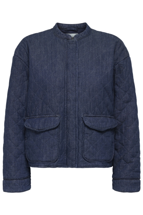 Only blauwe dames jas | Vooraanzicht