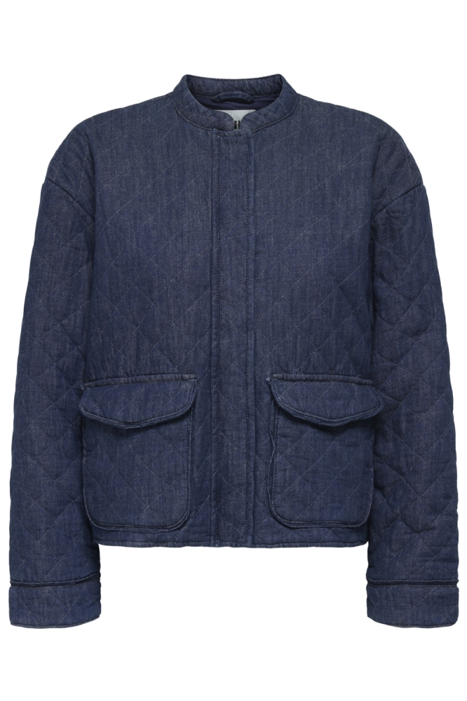 Only blauwe dames jas | Vooraanzicht