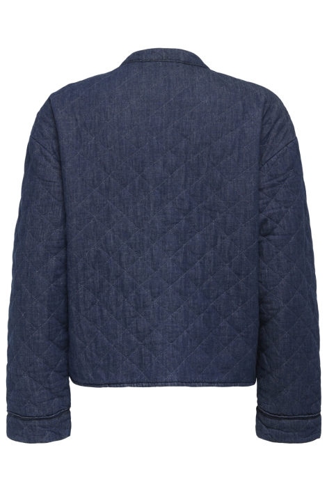 Only blauwe dames jas | Achteraanzicht