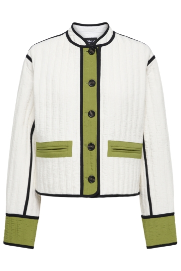 Only Vest ONLKIKI QUILTED JACKET OTW 15367126 Cloud Dance/Peat Moss