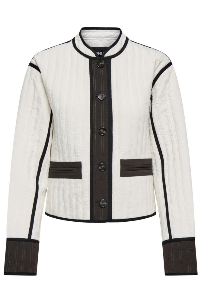 Only witte dames vest | Vooraanzicht