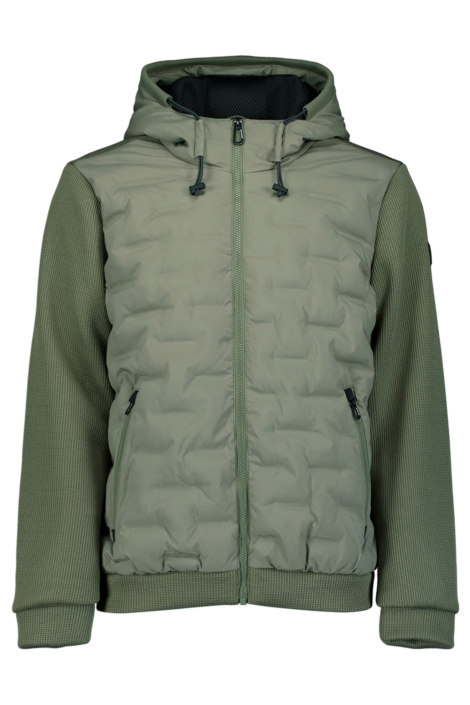 NO-EXCESS groene heren jas | Vooraanzicht