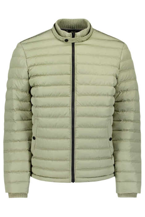 NO-EXCESS groene heren jas | Vooraanzicht