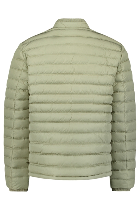 NO-EXCESS groene heren jas | Achteraanzicht