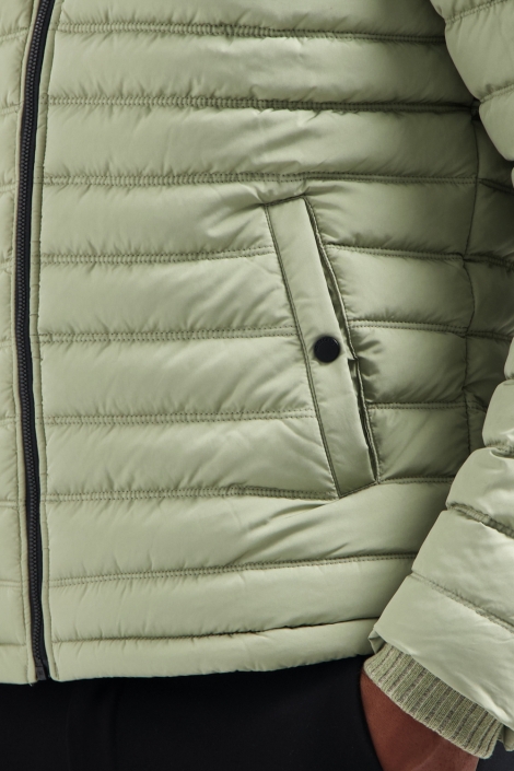 NO-EXCESS groene heren jas | Kleurstaal