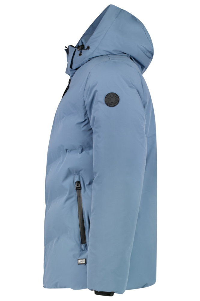 Cars blauwe heren jas | Zijaanzicht