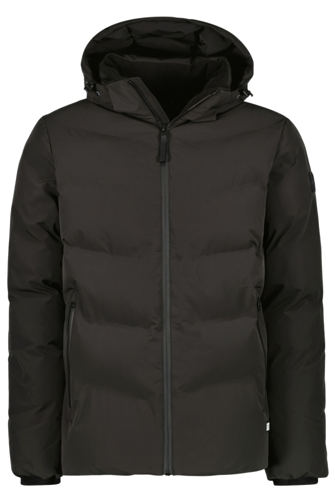 Cars zwarte heren jas | Vooraanzicht