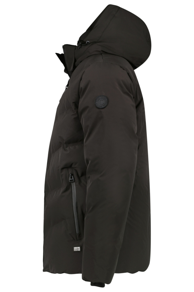 Cars zwarte heren jas | Zijaanzicht