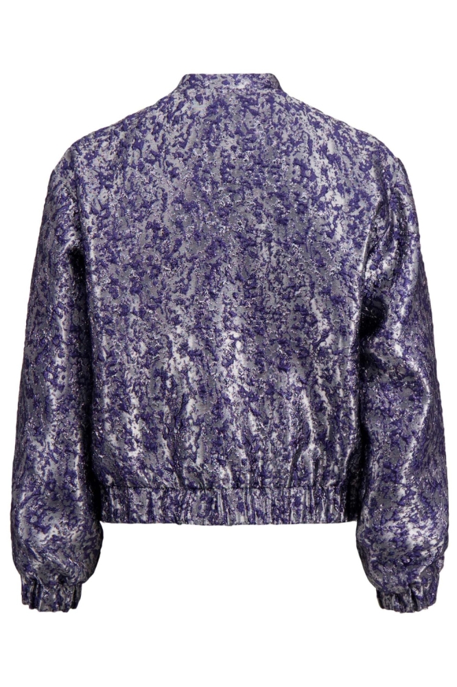 Zusss blauwe dames blazer | Achteraanzicht