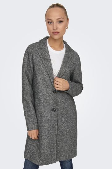 Only Jas ONLSEDONA CARRIE COAT OTW NOOS 15321862 DARK GREY MELANGE