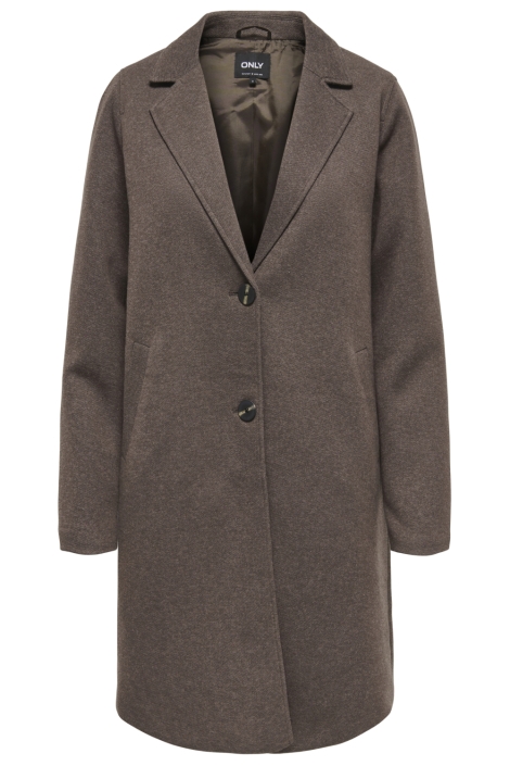 Only bruine dames jas | Vooraanzicht