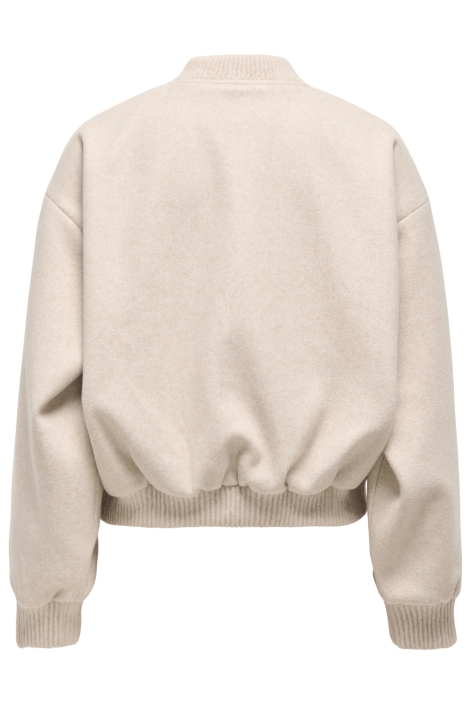 Only beige dames vest | Achteraanzicht