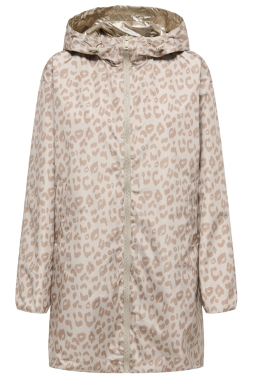 Only Jas ONLFRY REVERSIBLE LEO COAT OTW CS 15365382 GOLD COLOUR/LEO