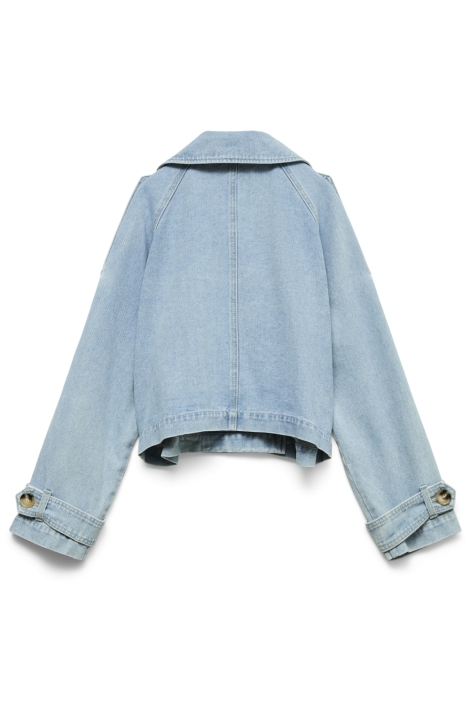 Vero Moda blauwe dames jas | Achteraanzicht