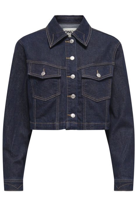 Only blauwe dames jas | Vooraanzicht