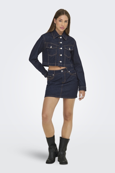 Only blauwe dames jas | Model