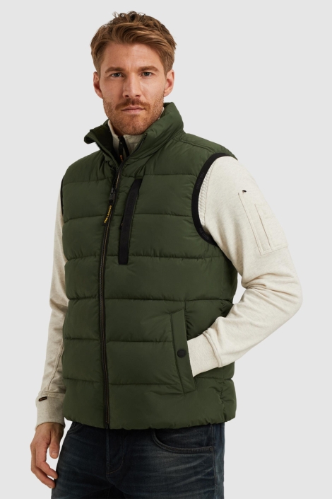 PME legend groene heren jas | Model zijaanzicht