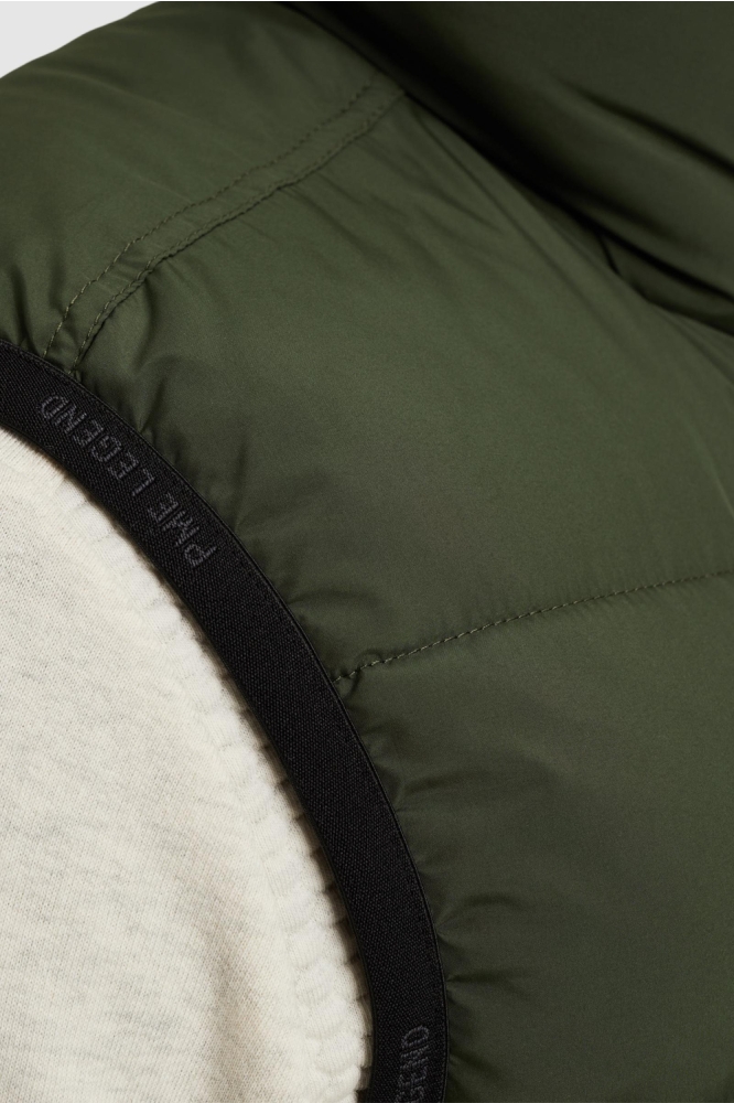 PME legend groene heren jas | Close up