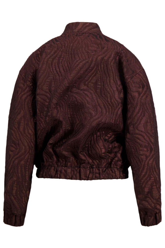 Zusss bruine dames jas | Achteraanzicht