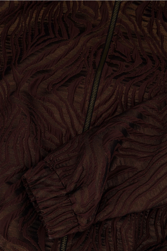 Zusss bruine dames jas | Kleurstaal