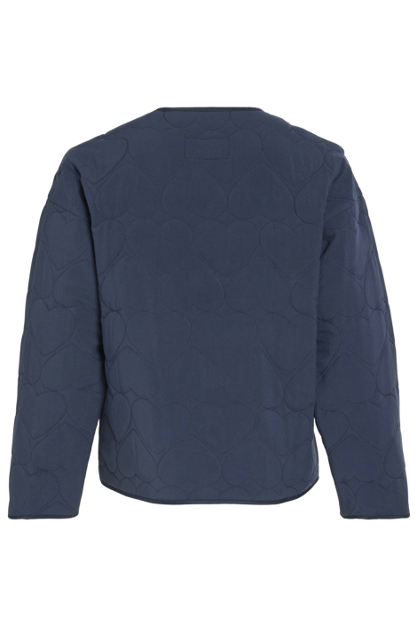 Vila blauwe dames jas | Achteraanzicht