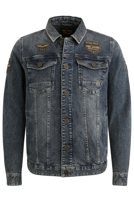 PME legend blauwe heren jas | Vooraanzicht