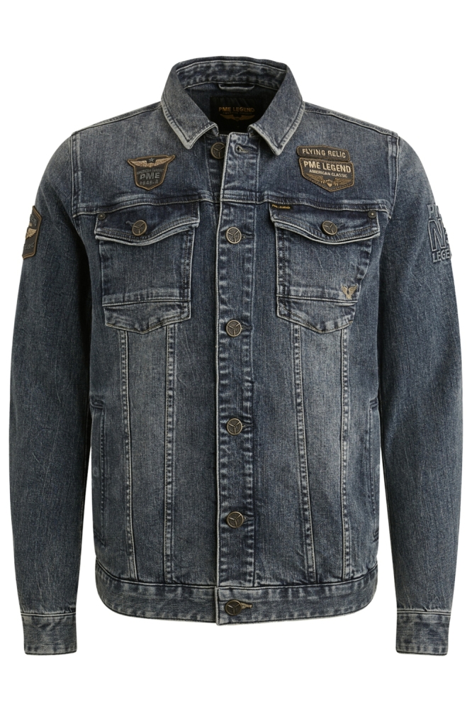 PME legend blauwe heren jas | Vooraanzicht