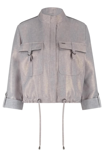 Zip73 Jas BOMBER SPARKLING G 227 01 730 730 SPARKLING GREY