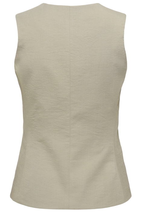 Jacqueline de Yong groene dames gilet | Achteraanzicht