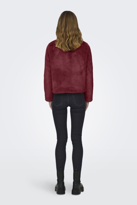 Only bordeaux dames jas | Model