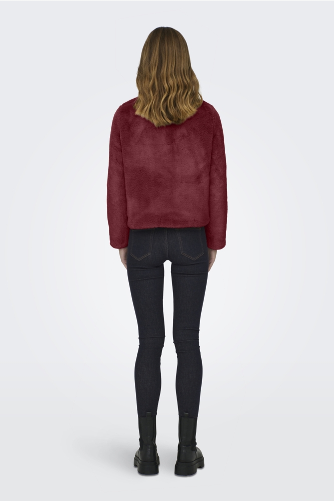 Only bordeaux dames jas | Model