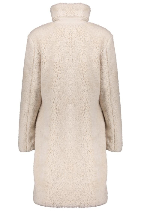 Geisha ecru dames jas | Achteraanzicht