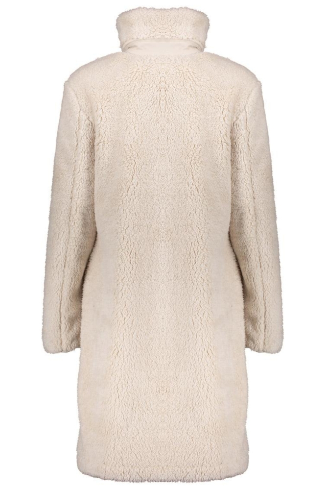 Geisha ecru dames jas | Achteraanzicht