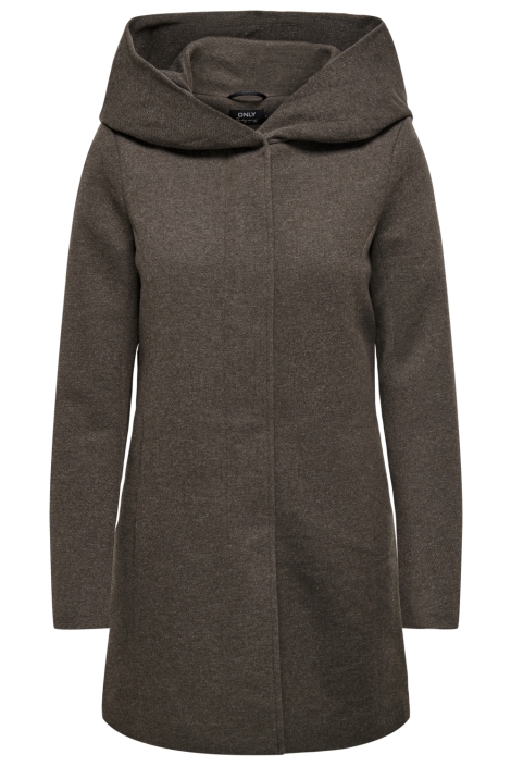 Only bruine dames jas | Vooraanzicht