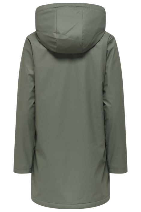 Only groene dames jas | Achteraanzicht