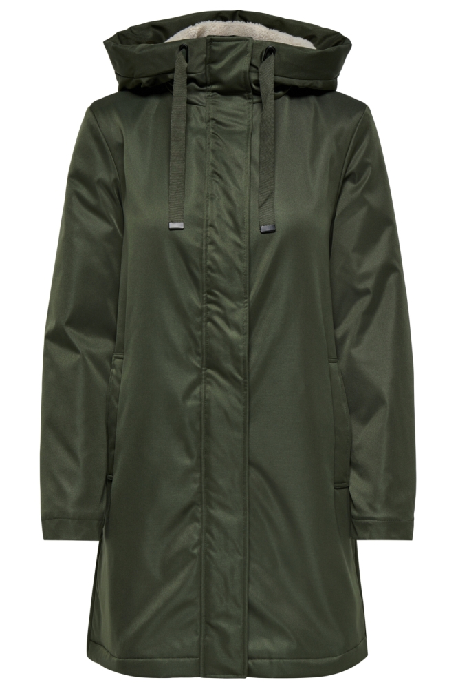 Only groene dames jas | Vooraanzicht