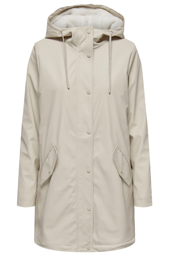Only beige dames jas | Vooraanzicht