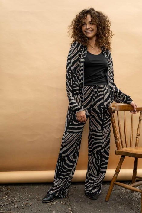 FOS Amsterdam grijze dames vest | Model