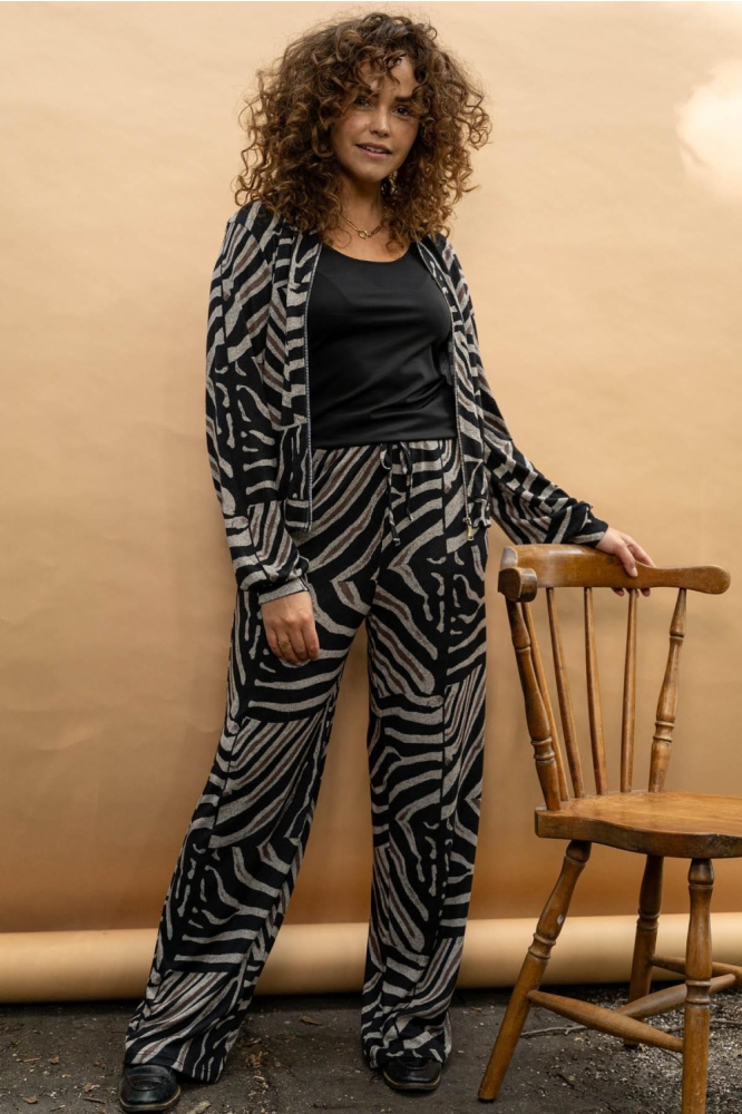 FOS Amsterdam grijze dames vest | Model