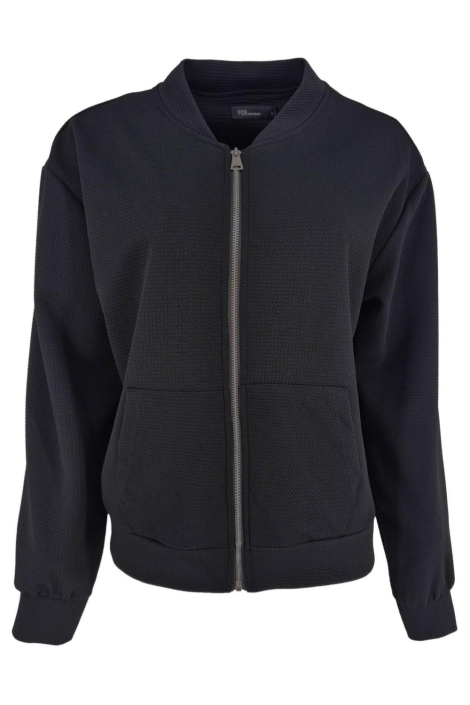 FOS Amsterdam zwarte dames vest | Vooraanzicht