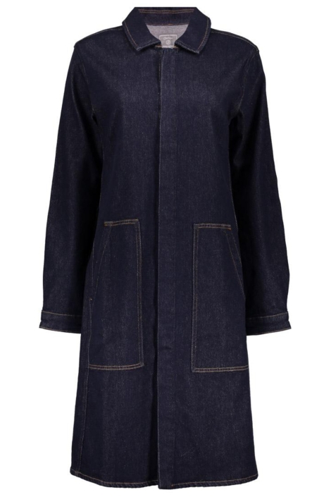 Geisha blauwe dames jurk | Vooraanzicht