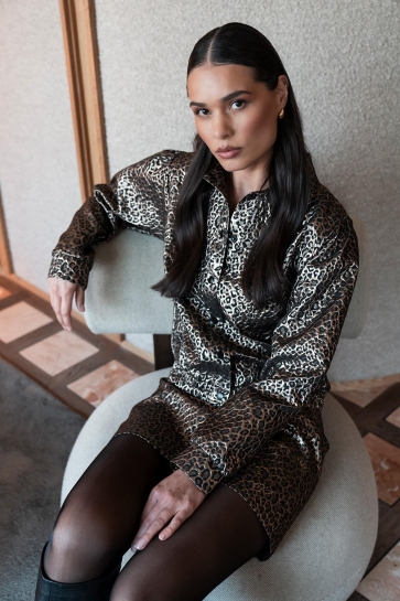 Geisha Blouse BLOUSE MET STRUCTUUR 55704 20 GOLD/ BLACK