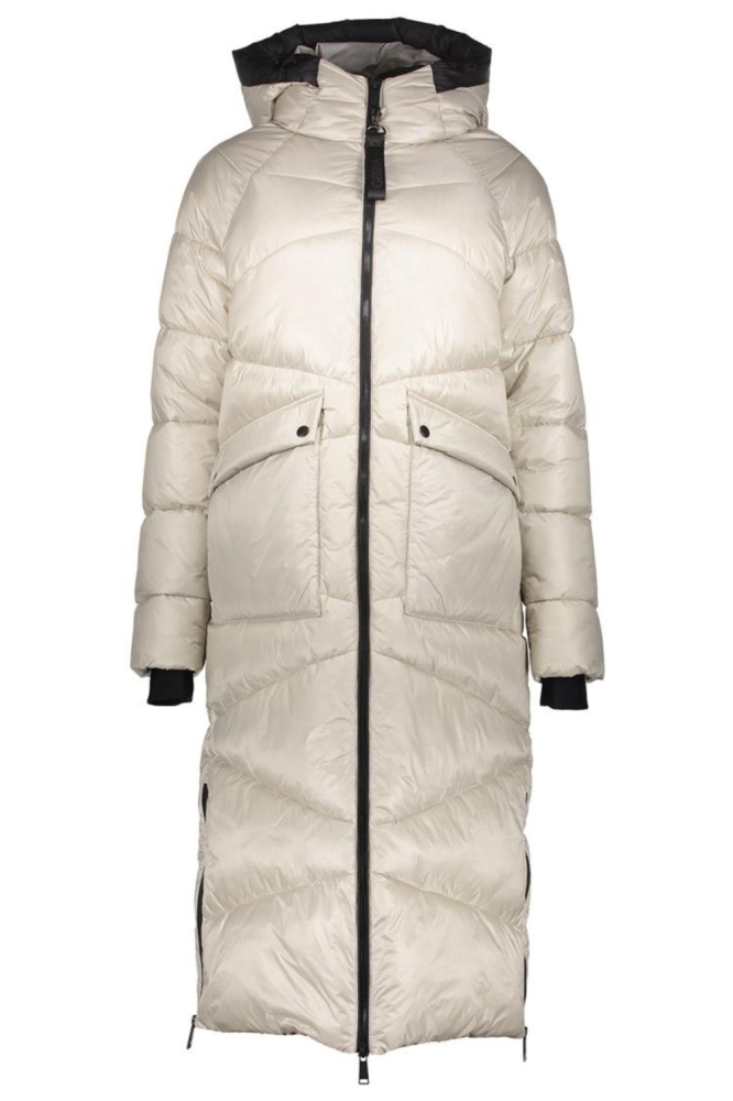 Geisha ecru dames jas | Vooraanzicht