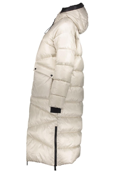 Geisha ecru dames jas | Zijaanzicht