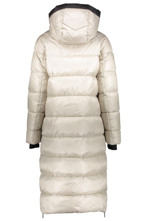 Geisha ecru dames jas | Achteraanzicht