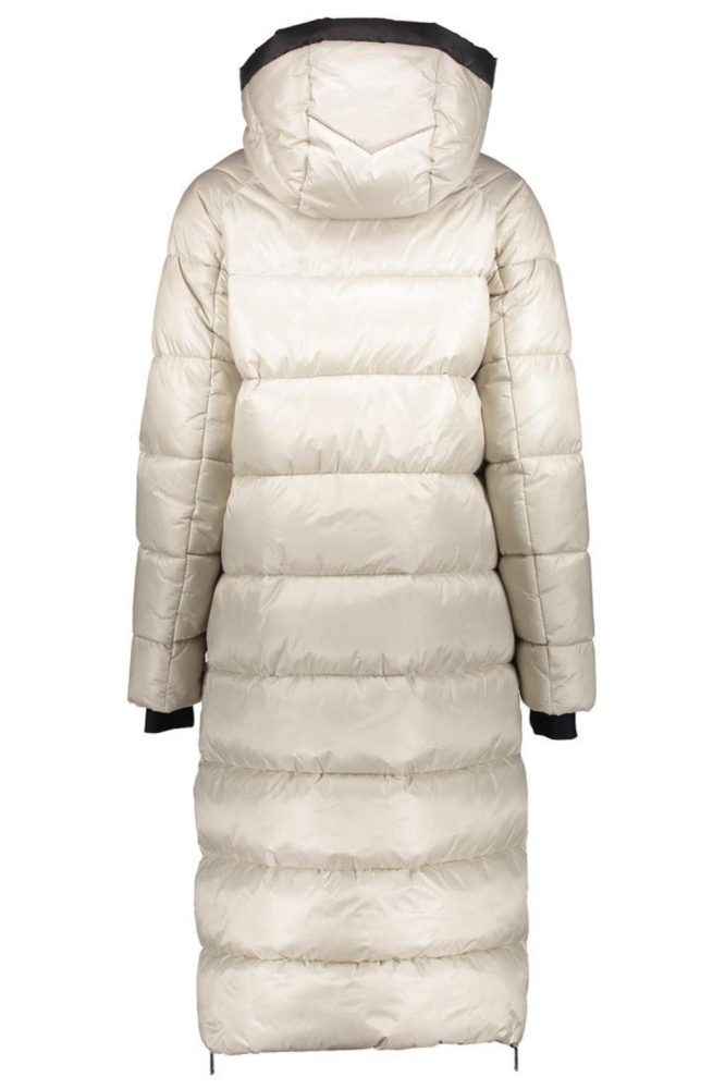 Geisha ecru dames jas | Achteraanzicht