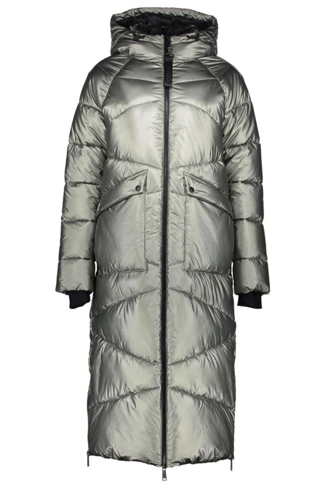 Geisha groene dames jas | Vooraanzicht