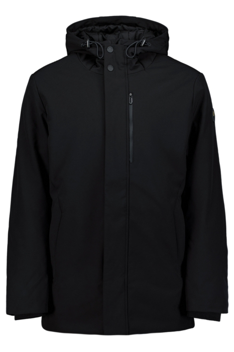 NO-EXCESS zwarte heren jas | Vooraanzicht